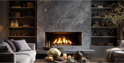 Какой камень больше подходит для облицовки камина